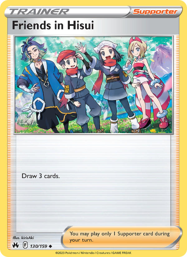Friends in Hisui · Crown Zenith 130/159