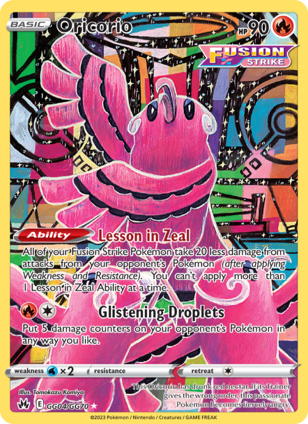 Oricorio · Crown Zenith GG04/159