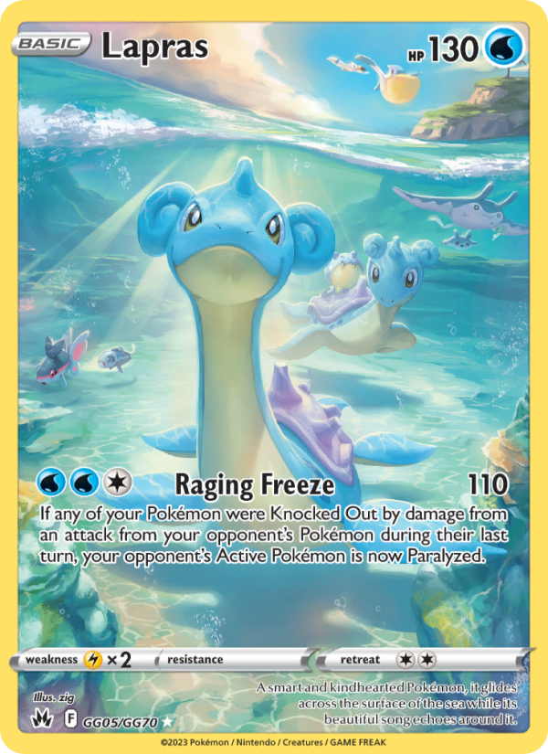 Lapras · Crown Zenith GG05/159