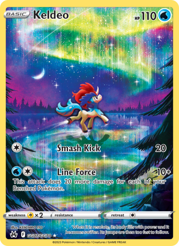 Keldeo · Crown Zenith GG07/159