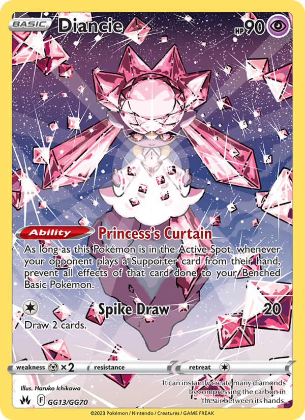Diancie · Crown Zenith GG13/159
