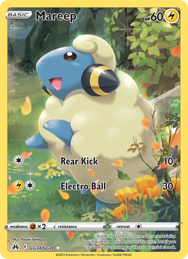 Mareep · Crown Zenith GG34/159