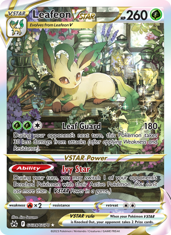 Leafeon VSTAR · Crown Zenith GG35/159