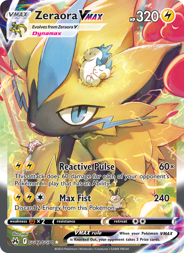 Zeraora VMAX · Crown Zenith GG42/159