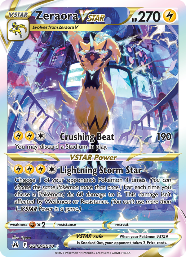 Zeraora VSTAR · Crown Zenith GG43/159