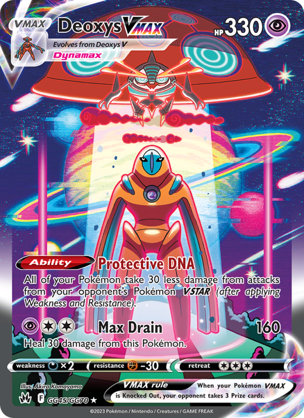 Deoxys VMAX · Crown Zenith GG45/159