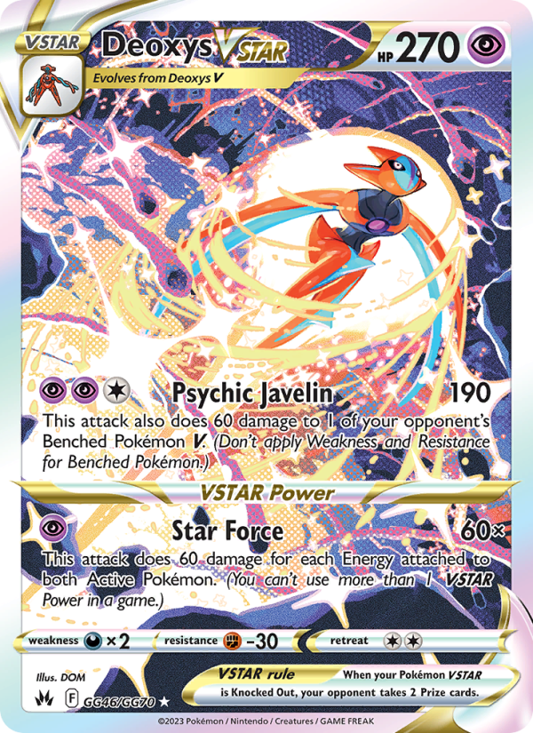 Deoxys VSTAR · Crown Zenith GG46/159