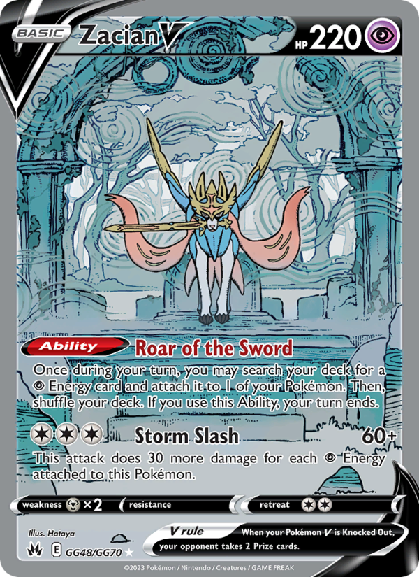 Zacian V · Crown Zenith GG48/159