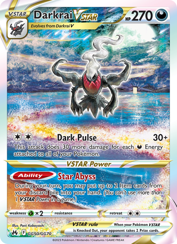 Darkrai VSTAR · Crown Zenith GG50/159