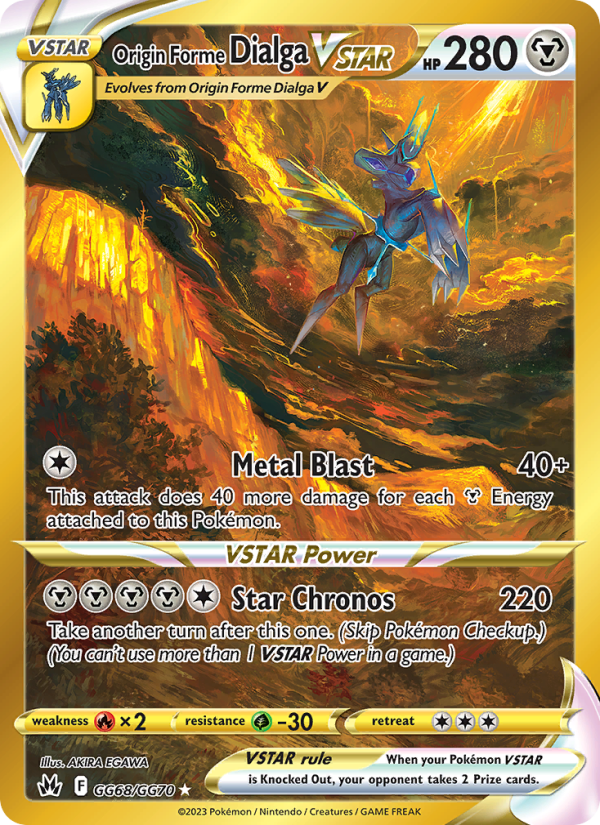 Origin Forme Dialga VSTAR · Crown Zenith GG68/159