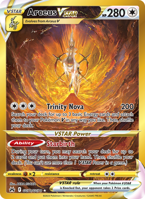 Arceus VSTAR · Crown Zenith GG70/159