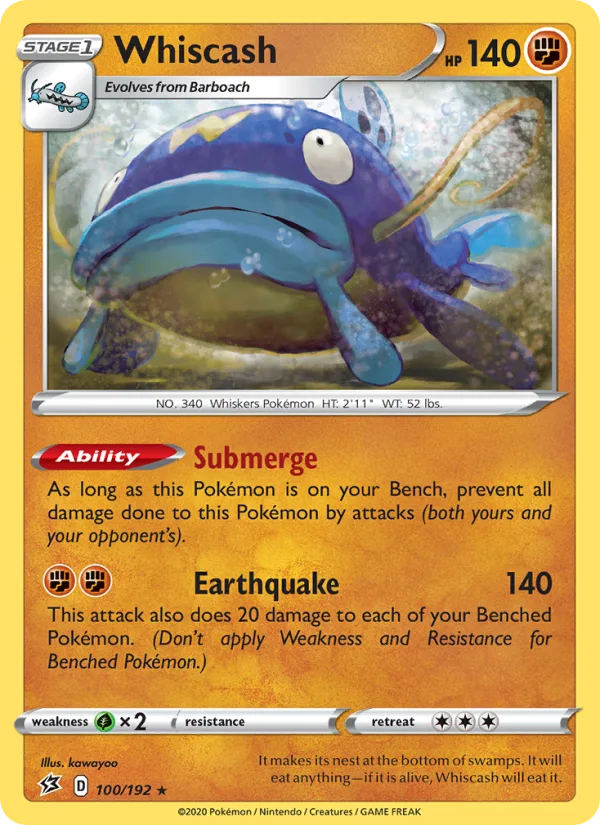Whiscash · Rebel Clash 100/192