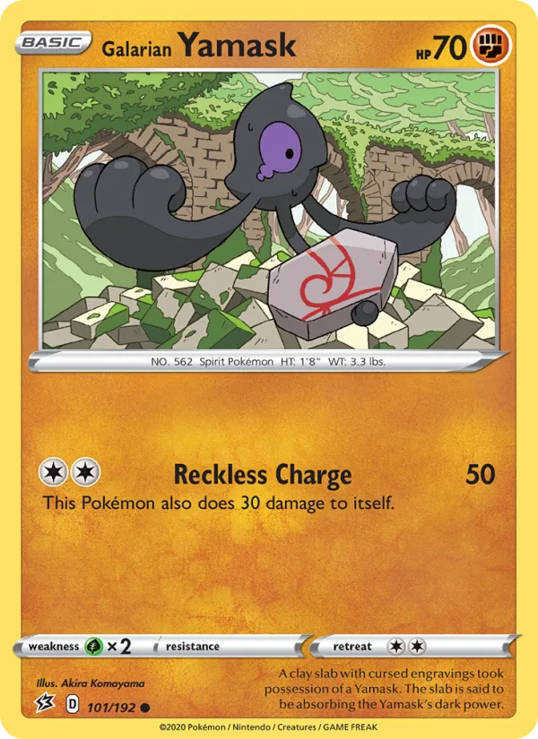 Galarian Yamask · Rebel Clash 101/192