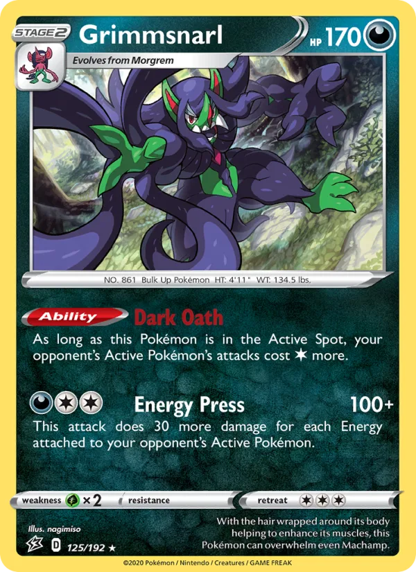 Grimmsnarl · Rebel Clash 125/192