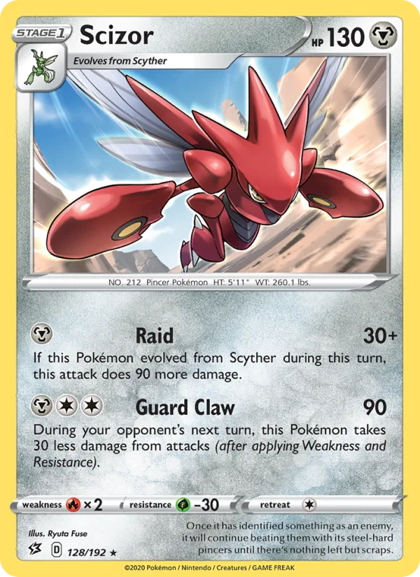 Scizor · Rebel Clash 128/192