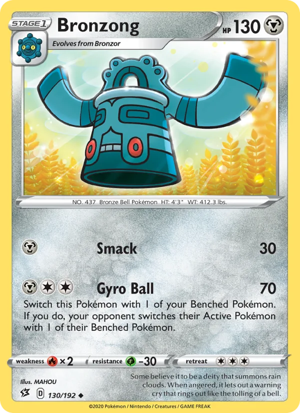 Bronzong · Rebel Clash 130/192