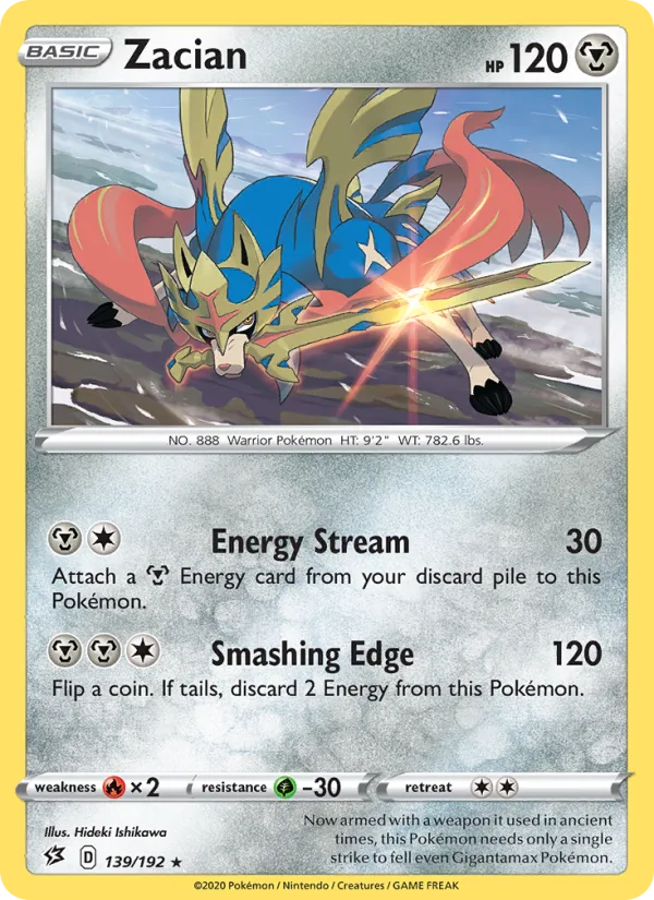 Zacian · Rebel Clash 139/192