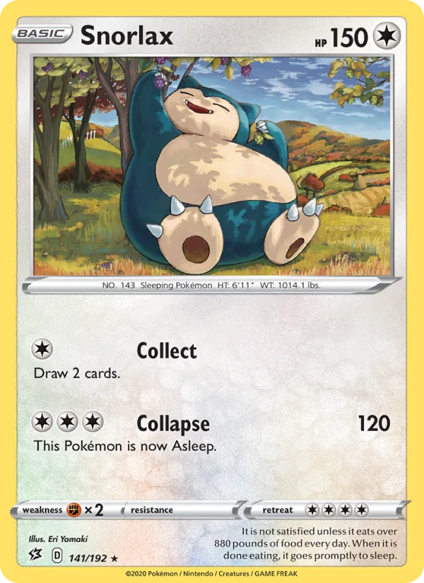 Snorlax · Rebel Clash 141/192