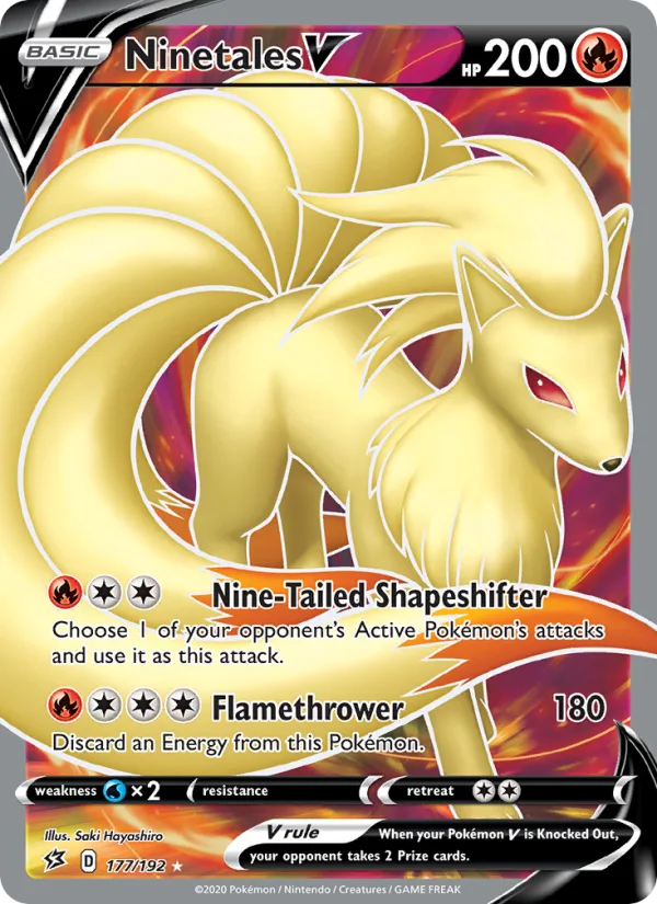 Ninetales V · Rebel Clash 177/192
