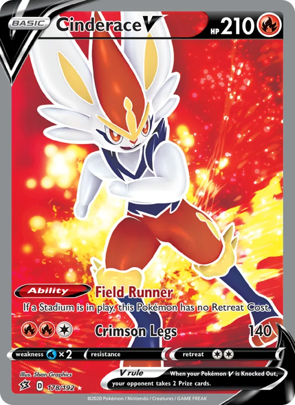 Cinderace V · Rebel Clash 178/192