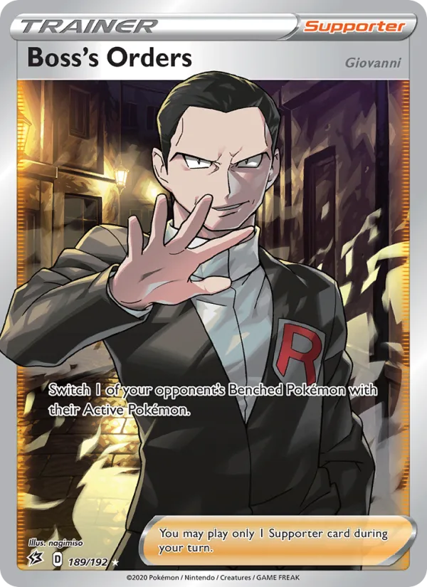 Boss's Orders (Giovanni) · Rebel Clash 189/192