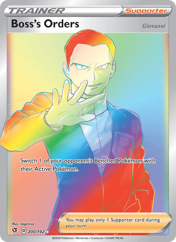 Boss's Orders (Giovanni) · Rebel Clash 200/192