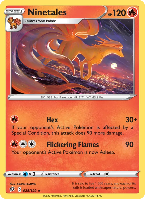Ninetales · Rebel Clash 25/192