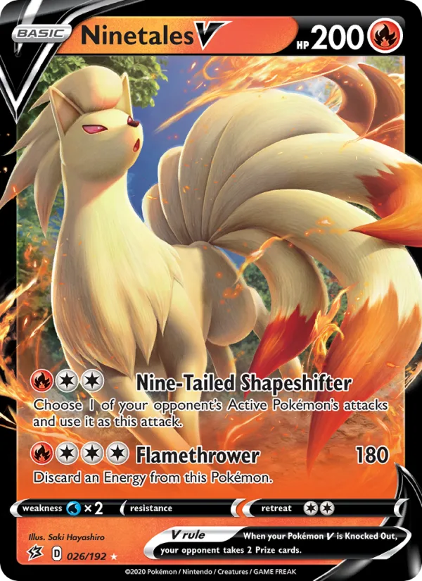 Ninetales V · Rebel Clash 26/192