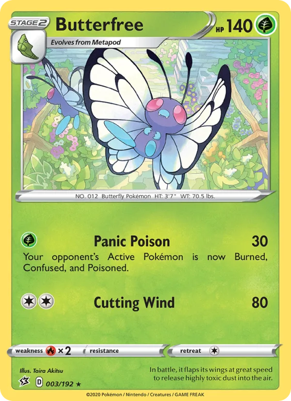 Butterfree · Rebel Clash 3/192