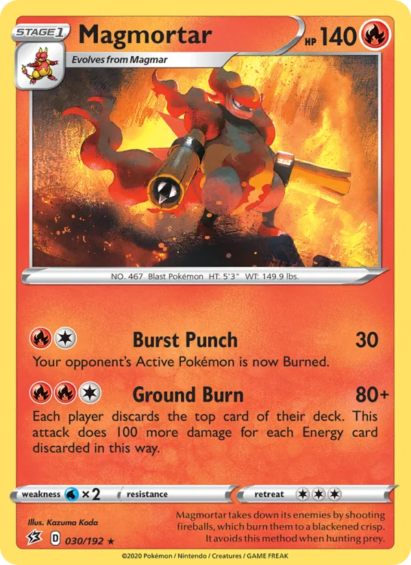 Magmortar · Rebel Clash 30/192