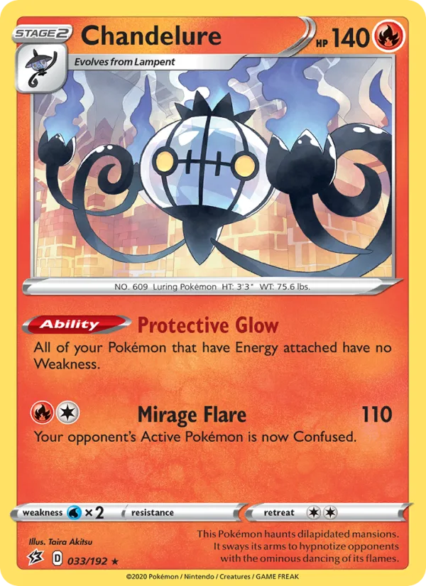 Chandelure · Rebel Clash 33/192