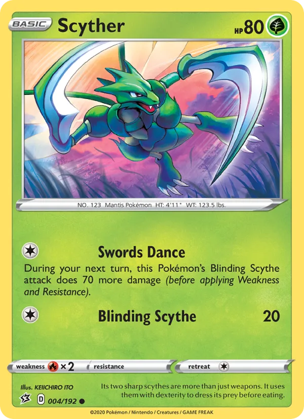 Scyther · Rebel Clash 4/192