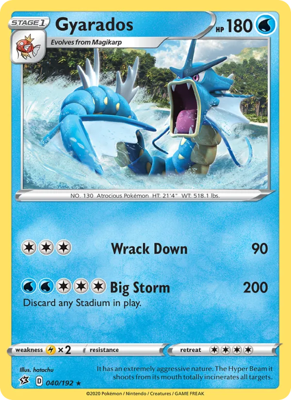 Gyarados · Rebel Clash 40/192