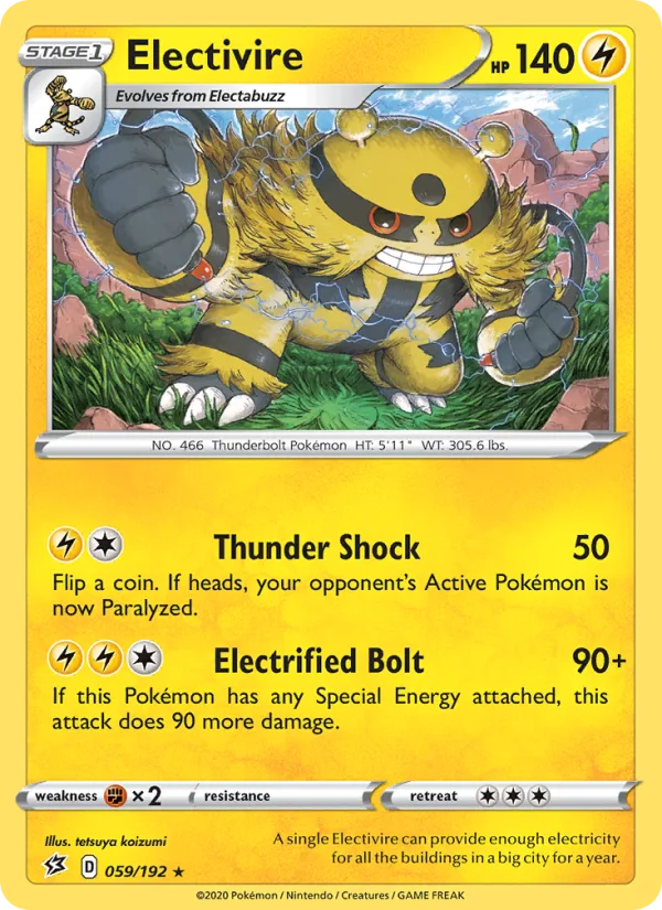 Electivire · Rebel Clash 59/192