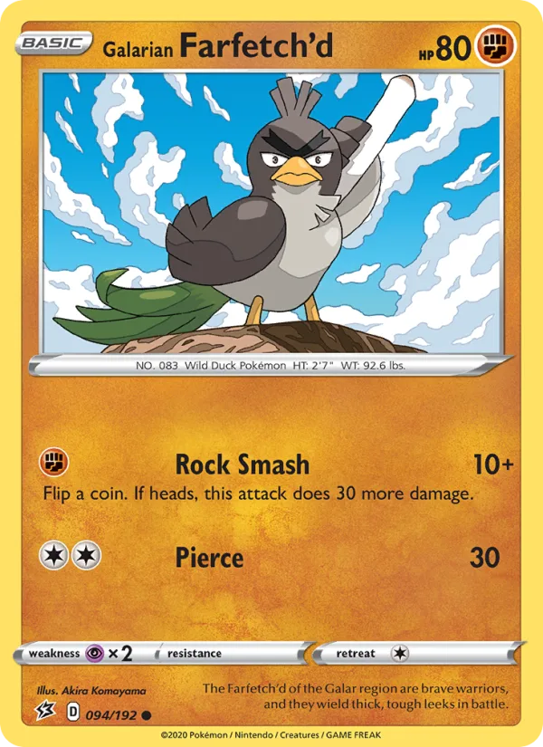 Galarian Farfetch'd · Rebel Clash 94/192