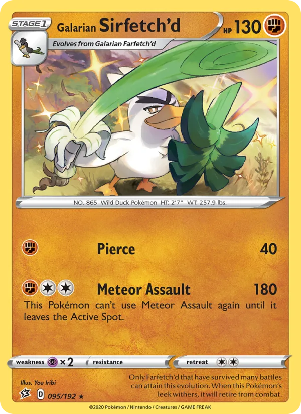 Galarian Sirfetch'd · Rebel Clash 95/192