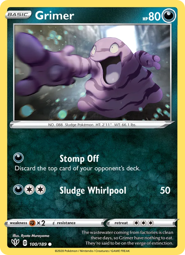 Grimer · Darkness Ablaze 100/189