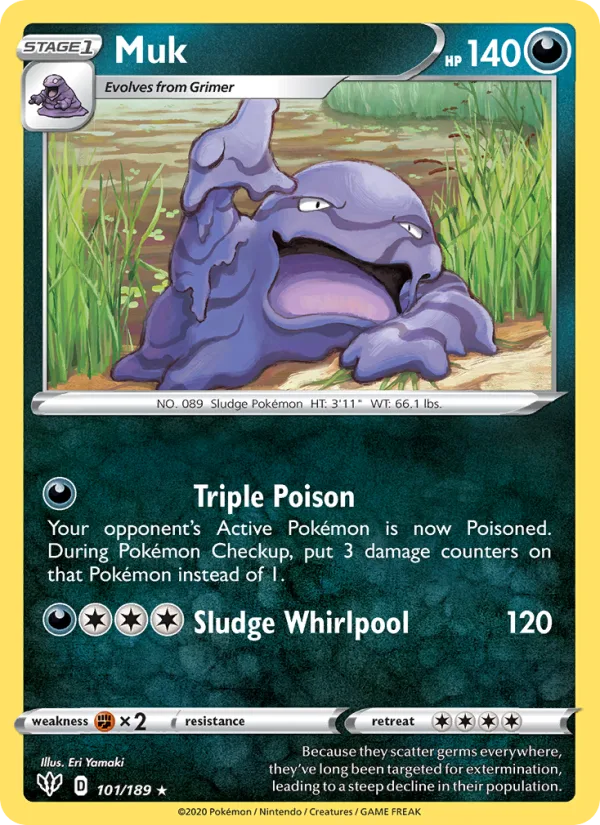Muk · Darkness Ablaze 101/189
