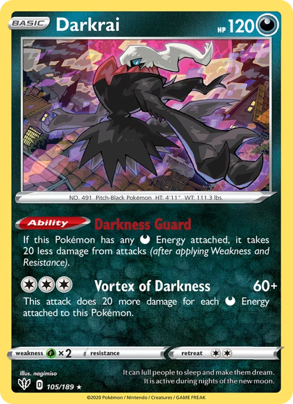 Darkrai · Darkness Ablaze 105/189