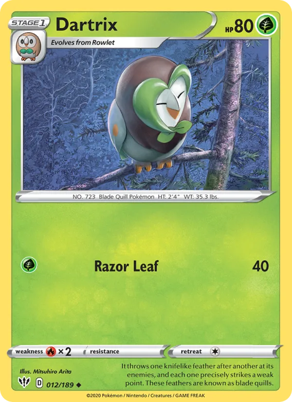 Dartrix · Darkness Ablaze 12/189