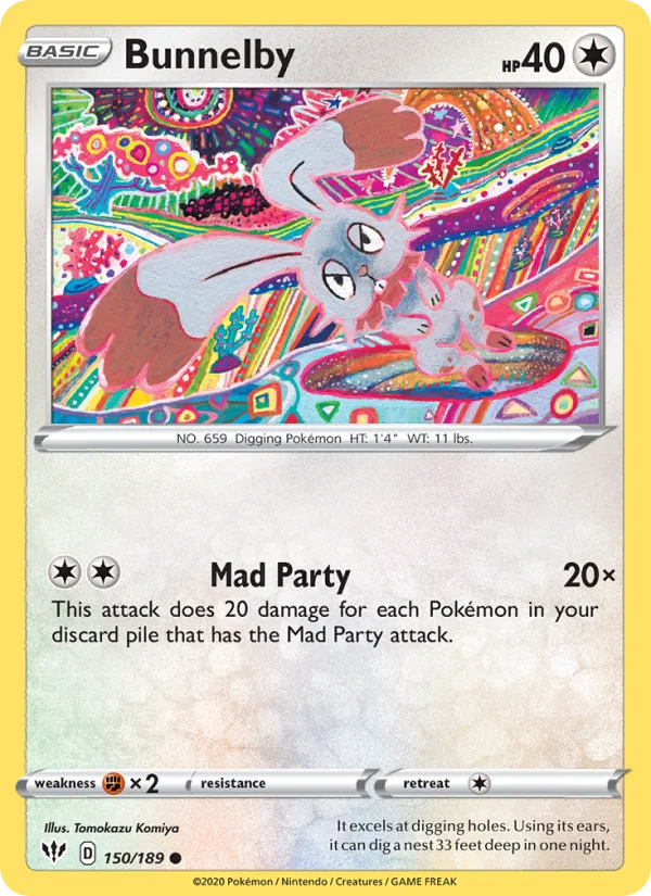 Bunnelby · Darkness Ablaze 150/189