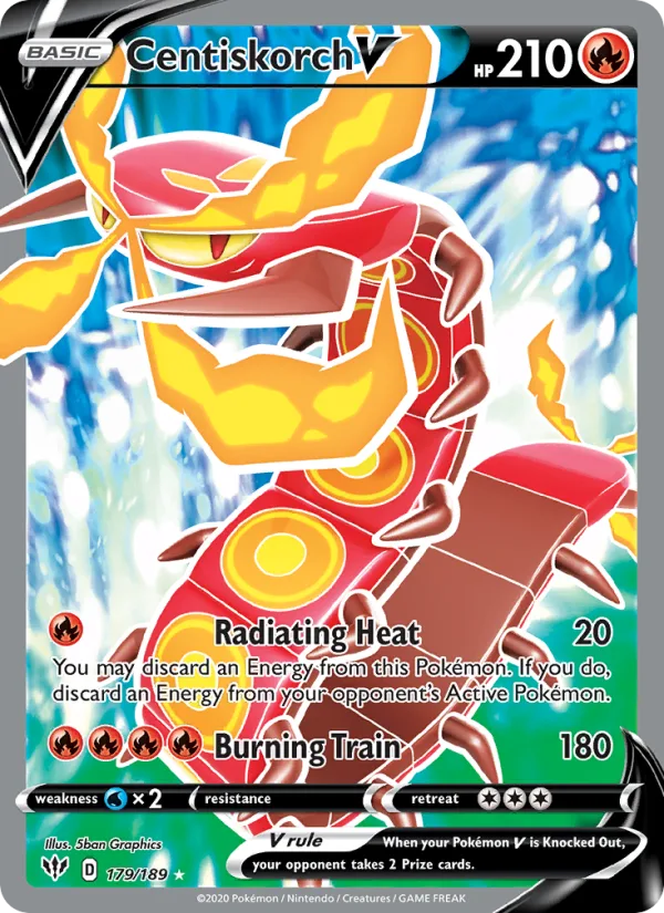 Centiskorch V · Darkness Ablaze 179/189