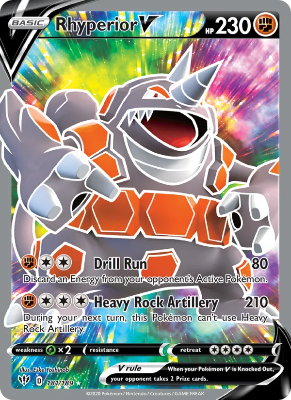 Rhyperior V · Darkness Ablaze 181/189