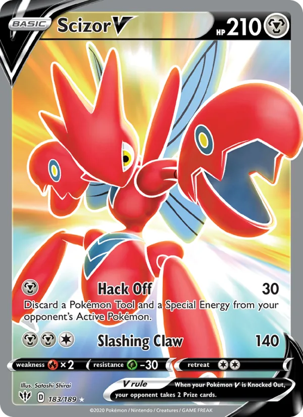 Scizor V · Darkness Ablaze 183/189