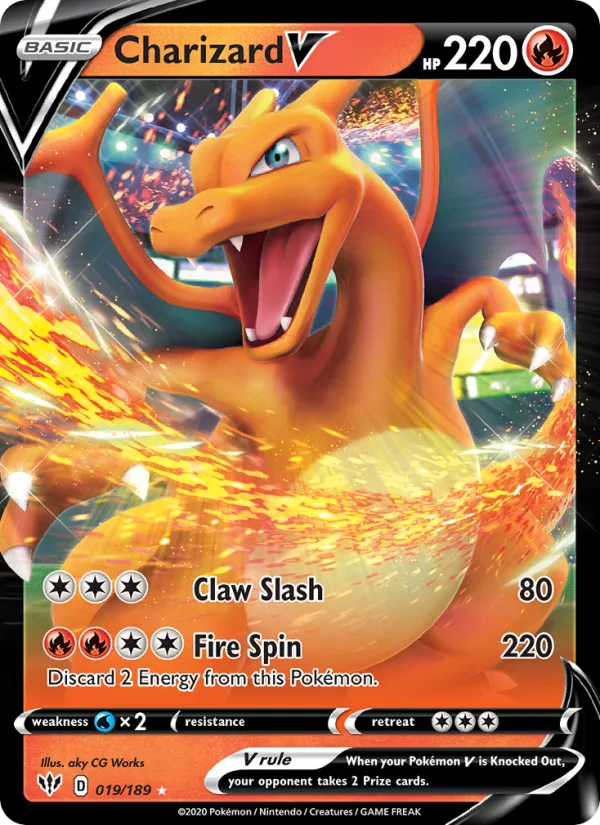 Charizard V · Darkness Ablaze 19/189