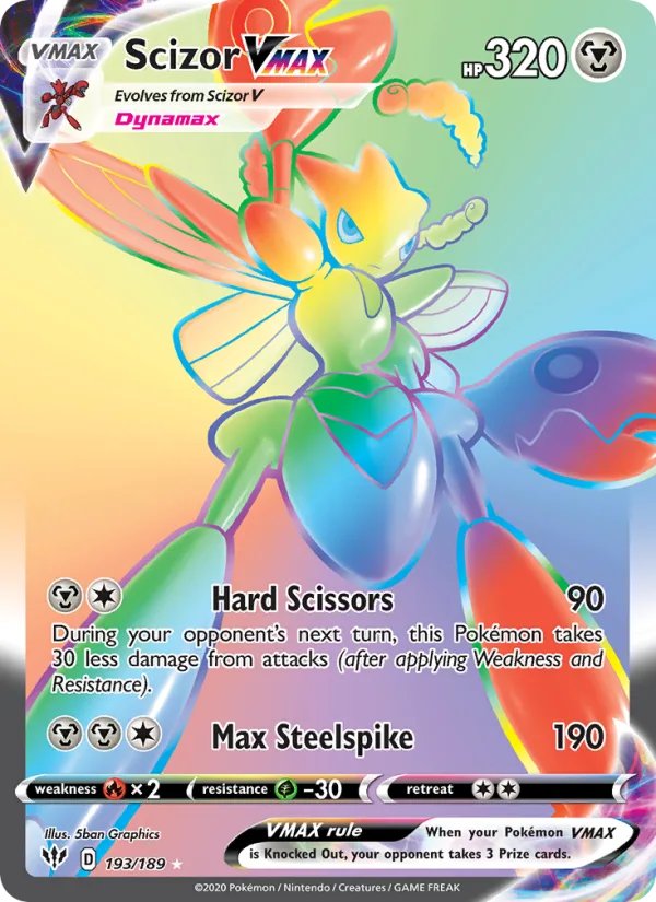 Scizor VMAX · Darkness Ablaze 193/189