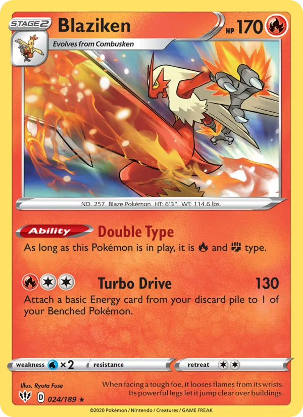 Blaziken · Darkness Ablaze 24/189