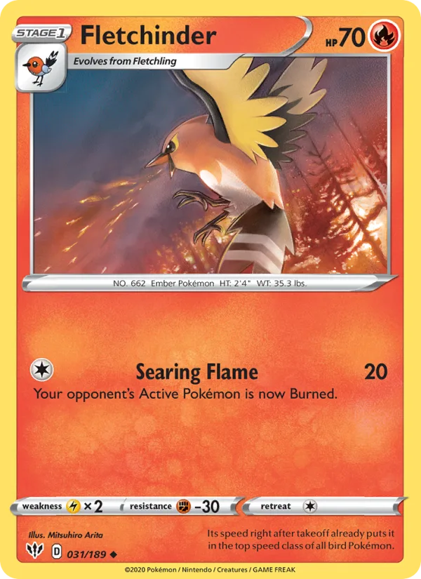 Fletchinder · Darkness Ablaze 31/189