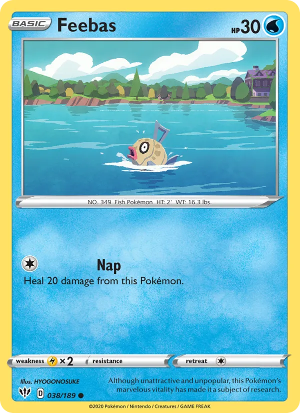 Feebas · Darkness Ablaze 38/189