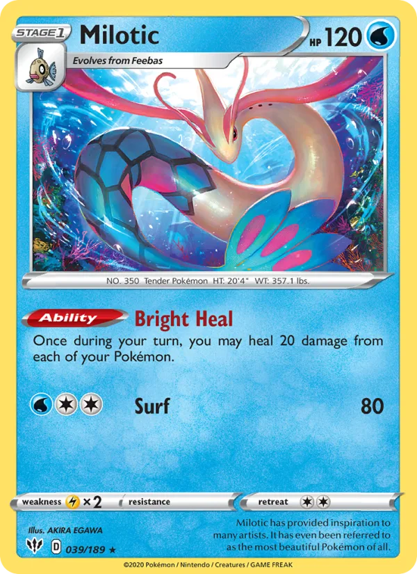 Milotic · Darkness Ablaze 39/189